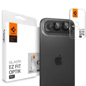 Spigen [2-Pack] iPhone Air Härdat Glas Kameraskydd EZ Fit - Svart