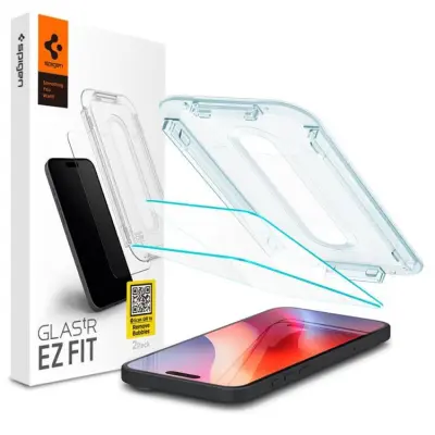 [2-Pack] Spigen iPhone Air Härdat Glas Skärmskydd EZ Fit