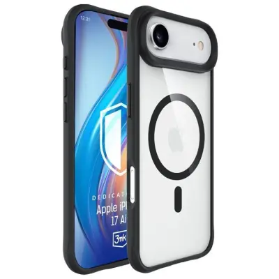 3MK iPhone Air Mobilskal MagSafe Satin Armor - Svart