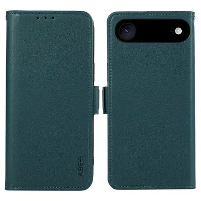 ABEEL iPhone Air Plånboksfodral Konstläder med RFID-skydd - Grön