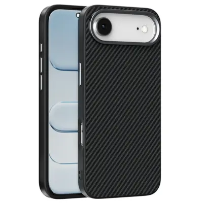 ABEEL iPhone Air Mobilskal MagSafe Carbon Fiber (Svart)