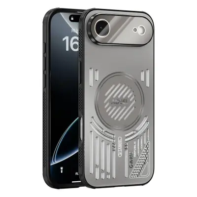 ABEEL iPhone Air Skal Aluminium + PC + TPU - Titan Grey