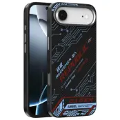 ABEEL iPhone Air Skal MagSafe Kompatibel PC TPU Läder Svart