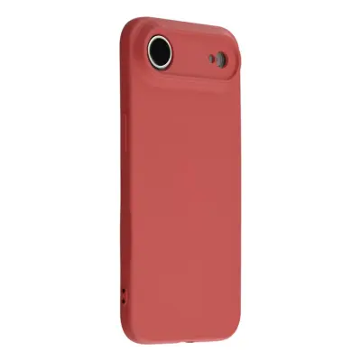 AMORUS iPhone Air Mobilskal Precise Cutouts TPU Fiber - Röd