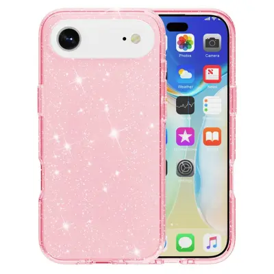 AMORUS iPhone Air Mobilskal Shockproof - GlitterRosa