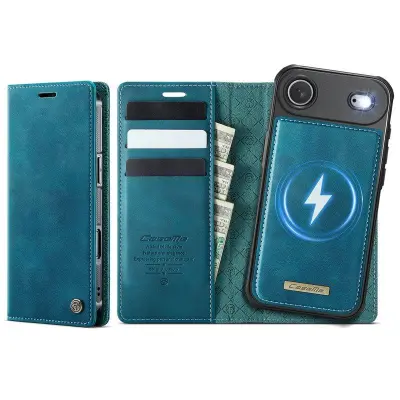 CASEME C49 iPhone Air Mobilskal MagSafe RFID Blockering Grön