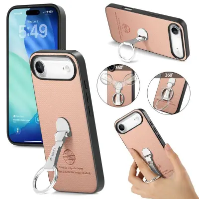 CASENEO BW-12 iPhone Air Fodral KonstLäder - Rosa