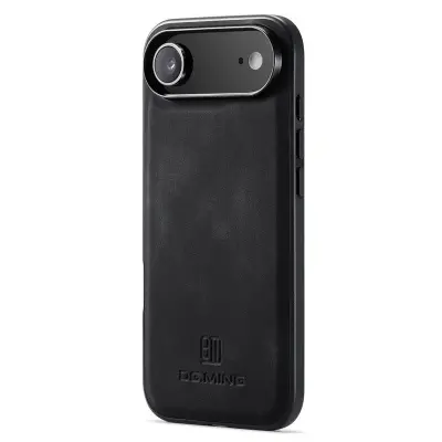 DG.MING iPhone Air Mobilskal PU Läder Hybrid - Svart