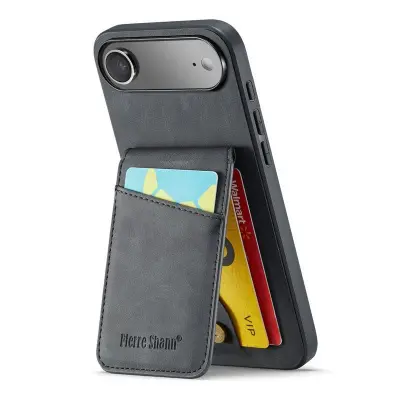 FIERRE SHANN 023 för iPhone Air Fodral KonstLäder - Svart