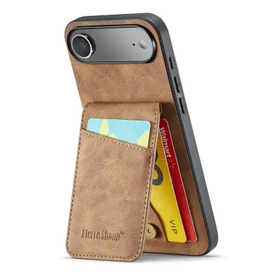 FIERRE SHANN 023 iPhone Air Fodral KonstLäder - Brun