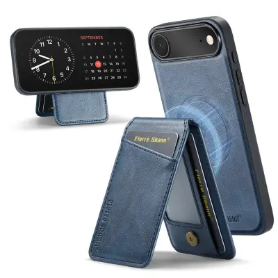 FIERRE SHANN 025 Fodral för iPhone Air KonstLäder - Blå