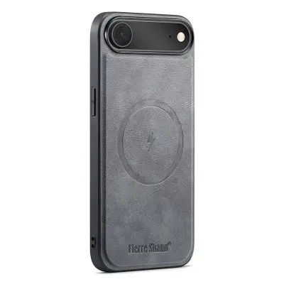 FIERRE SHANN 027 för iPhone Air Fodral KonstLäder - Grå