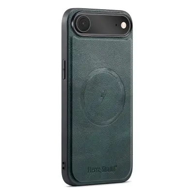 FIERRE SHANN 027 för iPhone Air Fodral KonstLäder - Grön