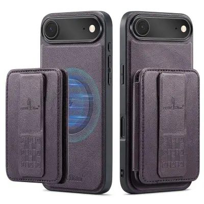 FIERRE SHANN 028 iPhone Air Fodral KonstLäder - Lila