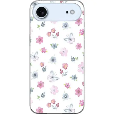 Mobilskal till Apple iPhone 17 Air med Blommor och fjärillar