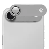 Hat Prince iPhone Air Härdat Glas Kameralinsskydd AR Metal - Grå