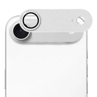 Hat Prince iPhone Air Härdat Glas Kameralinsskydd AR Metal - Silver