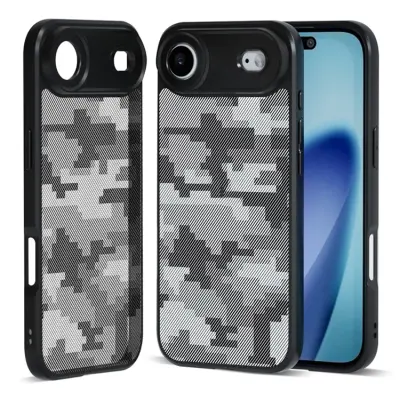 IBMRS iPhone Air Mobilskal Anti-Fall Soft - Rutnäts kamouflage