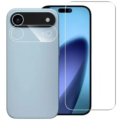 iPhone Air Härdat Glas Skärmskydd Plus Kameralinsskydd