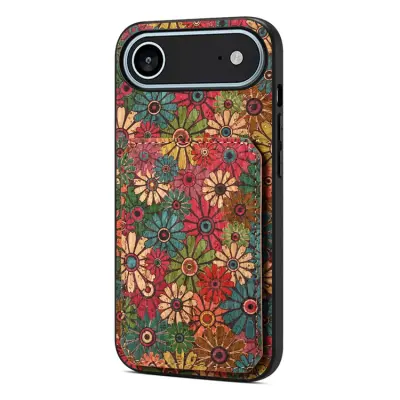 iPhone Air Mobilskal Korthållare Blommor - Vår / Grön