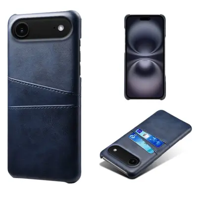 iPhone Air Mobilskal Korthållare Dual - Blå