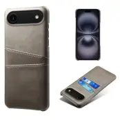 iPhone Air Mobilskal Korthållare Dual - Grå