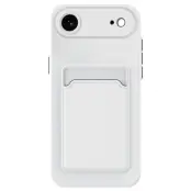 iPhone Air Mobilskal Korthållare TPU - Vit