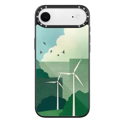 iPhone 17 Air Mobilskal MagSafe Aluminium Silikon (Style R)