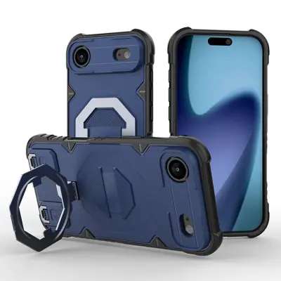 iPhone Air Mobilskal MagSafe Kickstand Med snodd - Blå