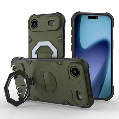 iPhone Air Mobilskal MagSafe Kickstand Med snodd - Grön