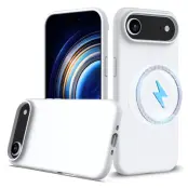 Mobilskal till iPhone Air MagSafe Silikon Anti-Drop - Vit