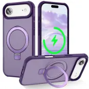 iPhone Air Mobilskal MagSafe TPU+PC Kickstand - Lila