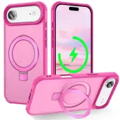 iPhone Air Mobilskal MagSafe TPU+PC Kickstand - Rosé