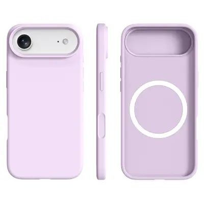 iPhone 17 Air Mobilskal MagSafe Ultra Thin Silicone - Bean Lila