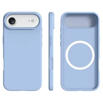 iPhone 17 Air Mobilskal MagSafe Ultra Thin Silicone - Haze Blå