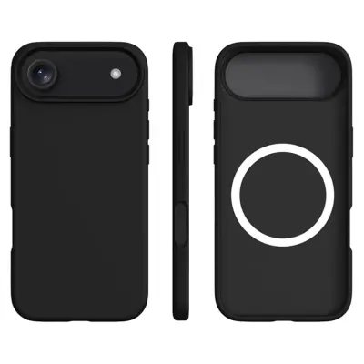 iPhone 17 Air Mobilskal MagSafe Ultra Thin Silicone - Svart