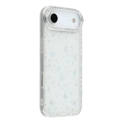 iPhone Air Mobilskal Rhinestone Edge - Starry Transparent