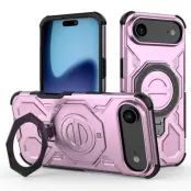 iPhone Air Mobilskal Rotating Kickstand - Rosa