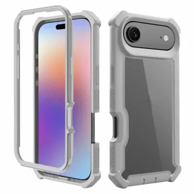 iPhone 17 Air Mobilskal TPU + PC Shockproof - Grå