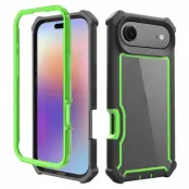 Mobilskal till iPhone 17 Air TPU + PC Shockproof - Svart/Grön