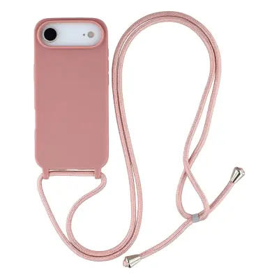 iPhone Air Mobilskal TPU Shockproof med Lanyard - Djuprosa