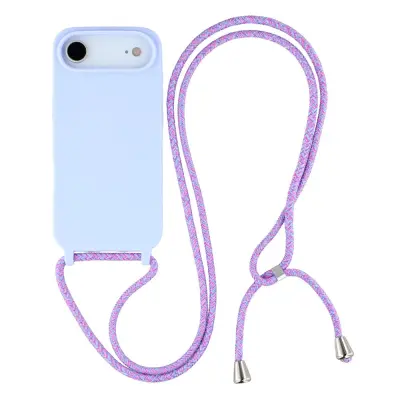 iPhone Air Mobilskal TPU Shockproof med Lanyard - Ljuslila