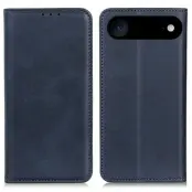 iPhone Air Plånboksfodral Äkta läder - Blå