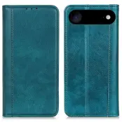 iPhone Air Plånboksfodral Äkta Läder Litchi - Grön