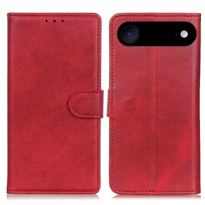 iPhone Air Plånboksfodral Cowhide Texture - Röd