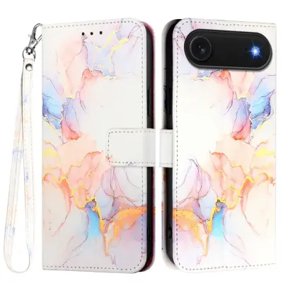 iPhone Air Plånboksfodral Marble Pattern Med Rem LS004