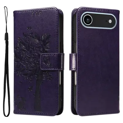 iPhone Air Plånboksfodral Tree Pattern - Lila