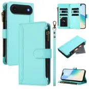 iPhone Air Plånboksfodral Zipper Med Rem - Mintgrön