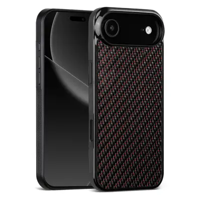 iPhone Air Mobilskal Aramid Fiber Shockproof - Röd