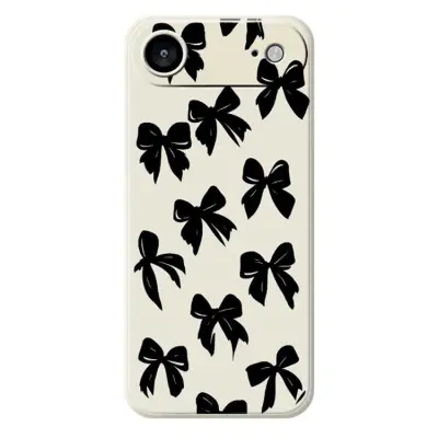 iPhone Air Mobilskal Bow Pattern Printing Straight - Beige